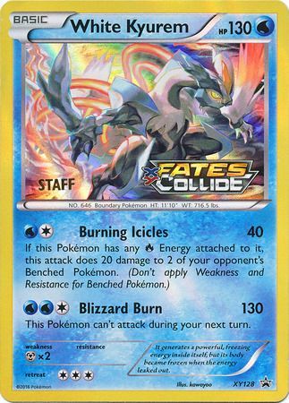 White Kyurem (XY128) (Staff) [XY: Black Star Promos] | North Game Den