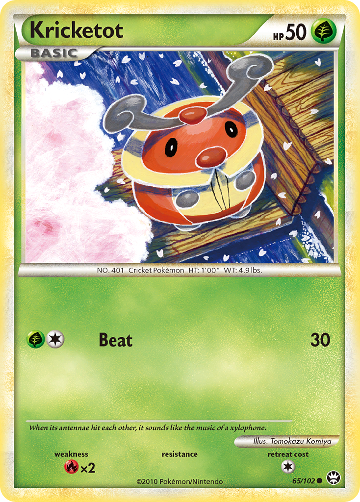 Kricketot (65/102) [HeartGold & SoulSilver: Triumphant] | North Game Den