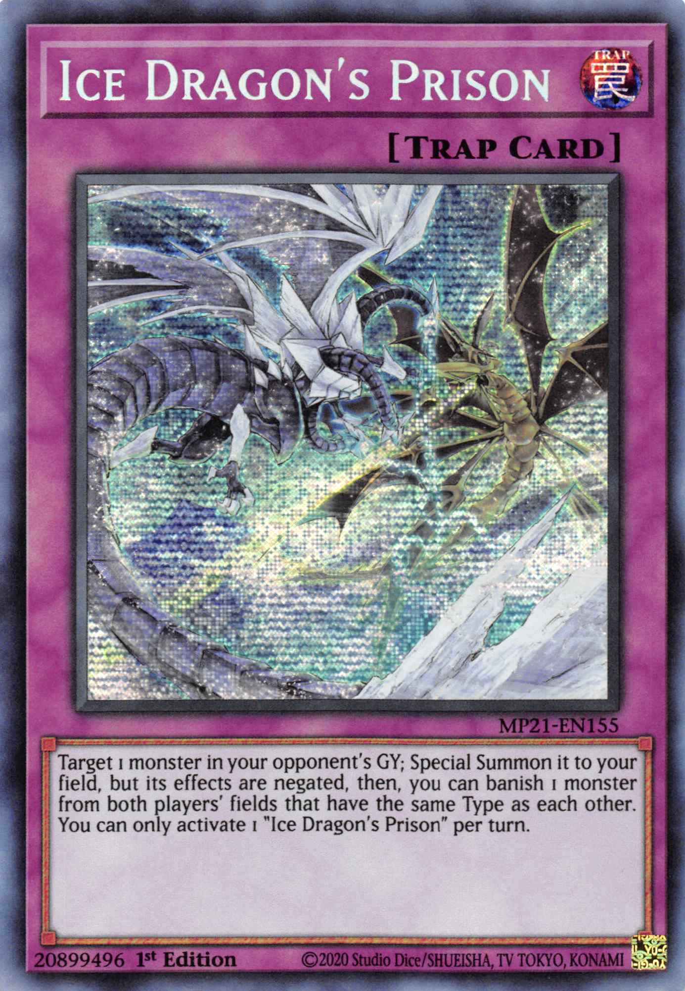 Ice Dragon's Prison [MP21-EN155] Prismatic Secret Rare | North Game Den