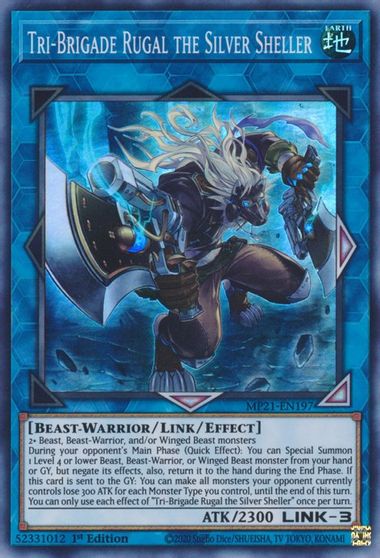 Tri-Brigade Rugal the Silver Sheller [MP21-EN197] Super Rare | North Game Den