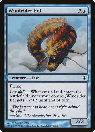 Windrider Eel [Zendikar] | North Game Den