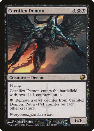 Carnifex Demon [Scars of Mirrodin] | North Game Den