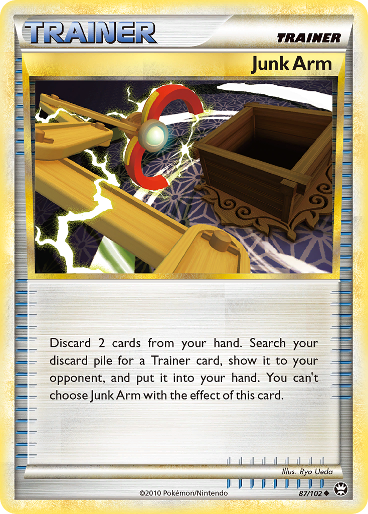 Junk Arm (87/102) [HeartGold & SoulSilver: Triumphant] | North Game Den