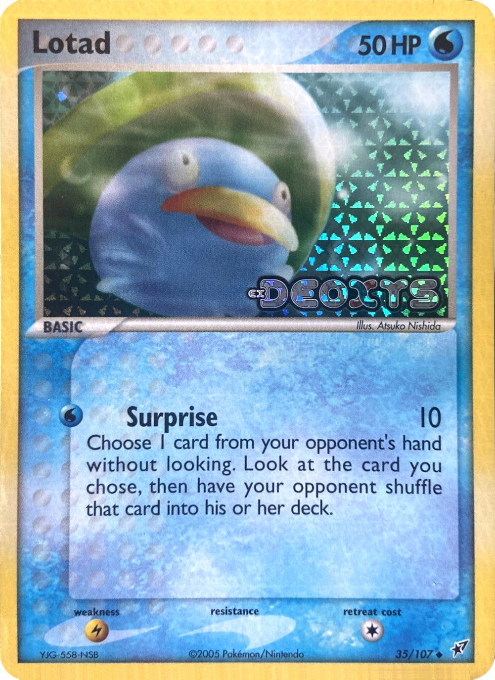 Lotad (35/107) (Stamped) [EX: Deoxys] | North Game Den