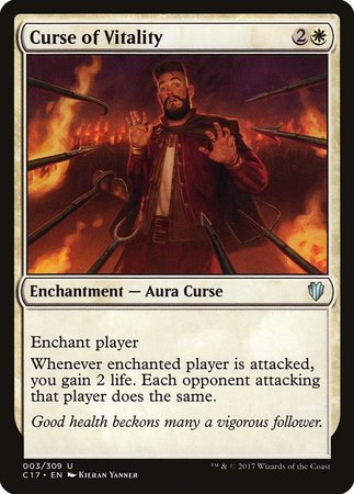 Curse of Vitality [Commander 2017] | North Game Den