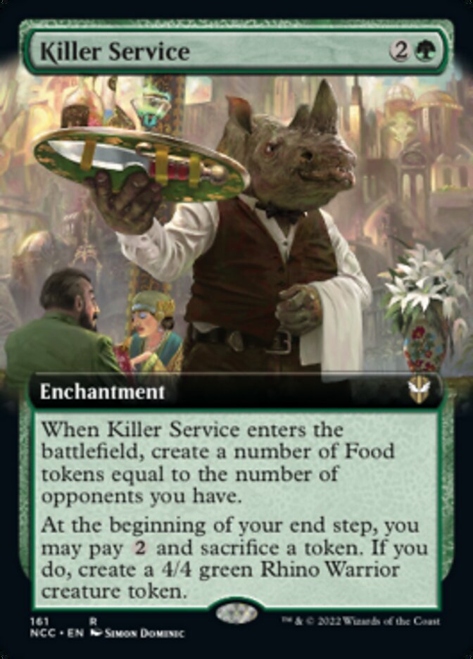 Killer Service (Extended Art) [Streets of New Capenna Commander] | North Game Den