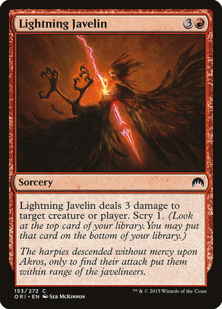 Lightning Javelin [Magic Origins] | North Game Den