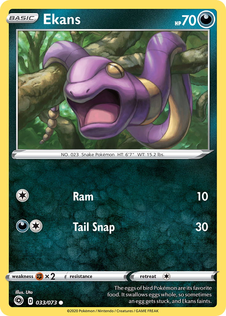 Ekans (033/073) [Sword & Shield: Champion's Path] | North Game Den