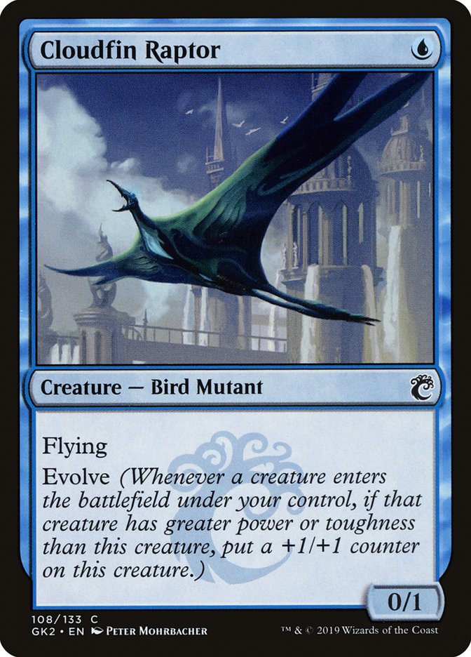 Cloudfin Raptor [Ravnica Allegiance Guild Kit] | North Game Den