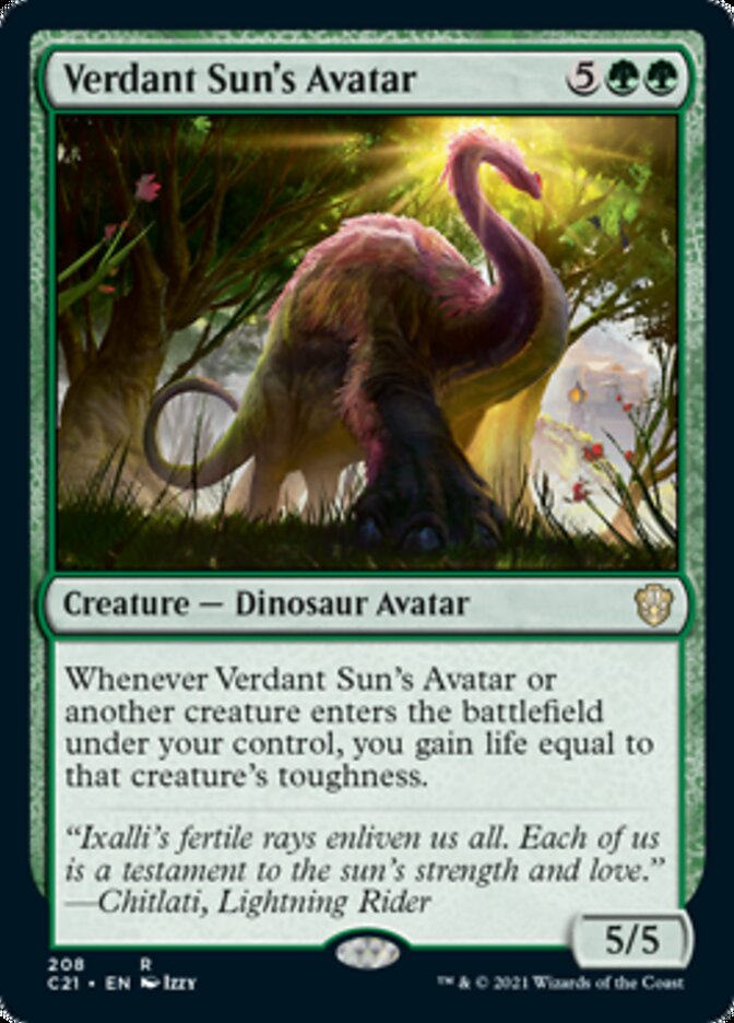 Verdant Sun's Avatar [Commander 2021] | North Game Den