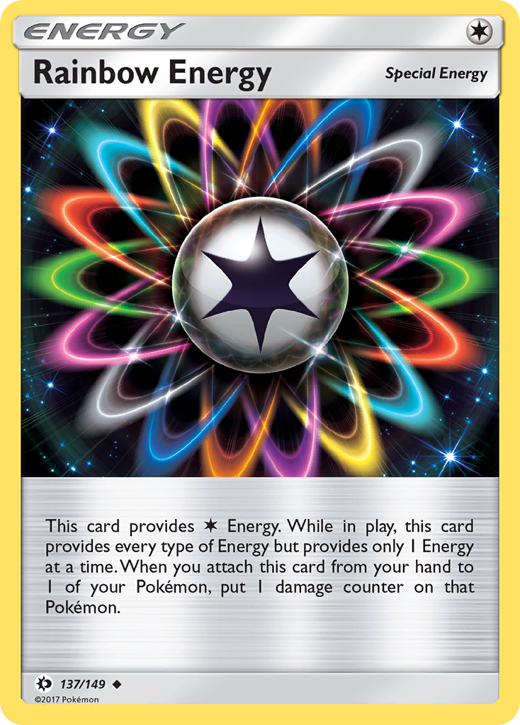 Rainbow Energy (137/149) [Sun & Moon: Base Set] | North Game Den