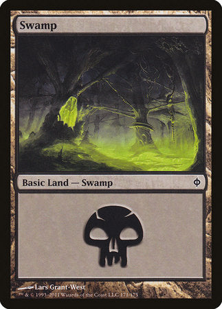 Swamp (171) [New Phyrexia] | North Game Den