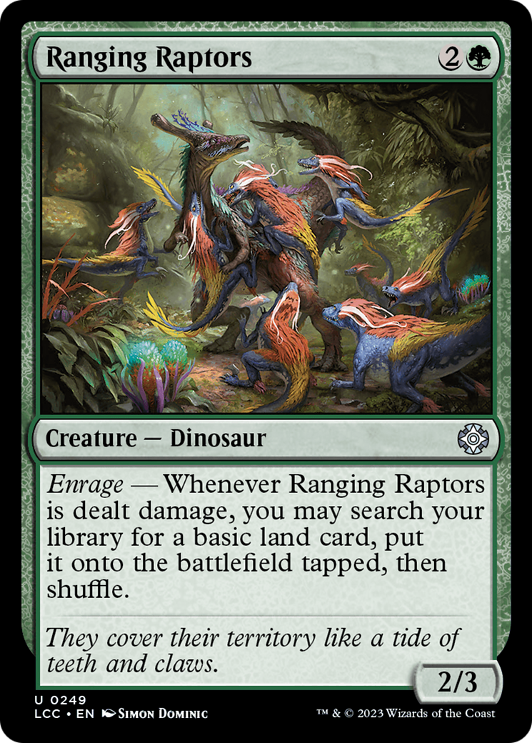 Ranging Raptors [The Lost Caverns of Ixalan Commander] | North Game Den