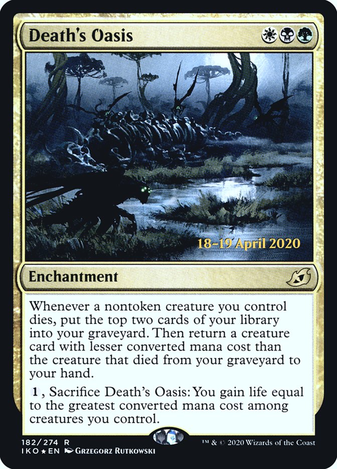 Death's Oasis  [Ikoria: Lair of Behemoths Prerelease Promos] | North Game Den