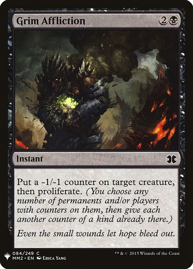 Grim Affliction [Mystery Booster] | North Game Den