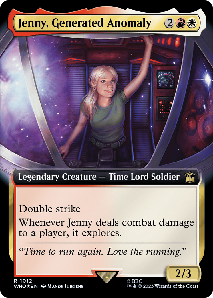 Jenny, Generated Anomaly (Extended Art) (Surge Foil) [Doctor Who] | North Game Den