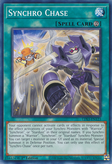 Synchro Chase [LDS3-EN123] Common | North Game Den