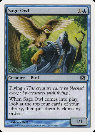 Sage Owl [Eighth Edition] | North Game Den