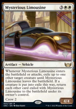 Mysterious Limousine (Promo Pack) [Streets of New Capenna Promos] | North Game Den