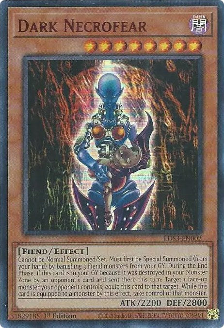 Dark Necrofear (Red) [LDS3-EN002] Ultra Rare | North Game Den
