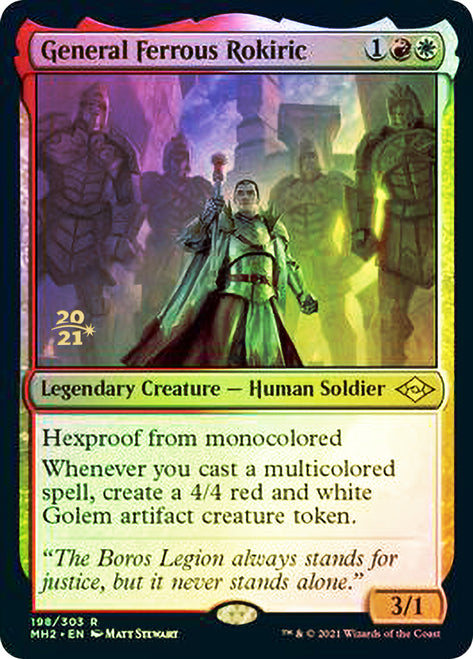 General Ferrous Rokiric [Modern Horizons 2 Prerelease Promos] | North Game Den