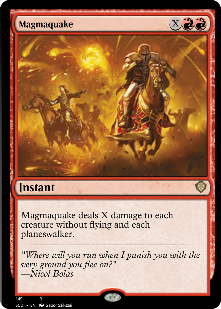 Magmaquake [Starter Commander Decks] | North Game Den