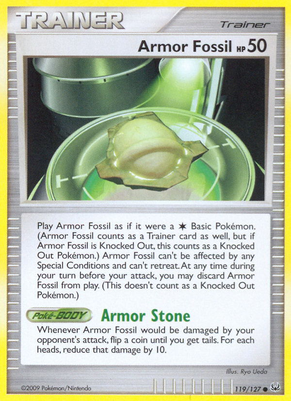 Armor Fossil (119/127) [Platinum: Base Set] | North Game Den
