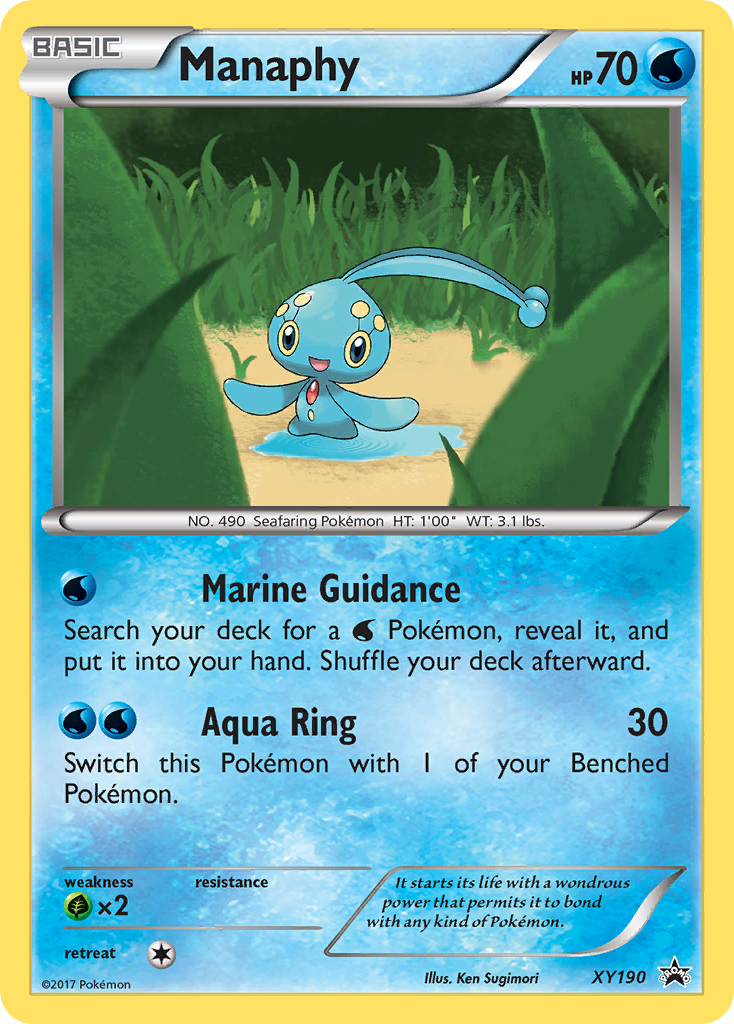 Manaphy (XY190) [XY: Black Star Promos] | North Game Den