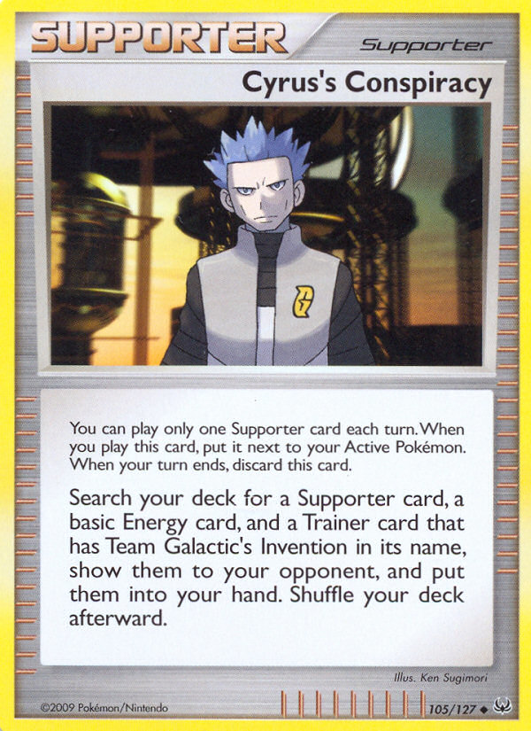Cyrus's Conspiracy (105/127) [Platinum: Base Set] | North Game Den