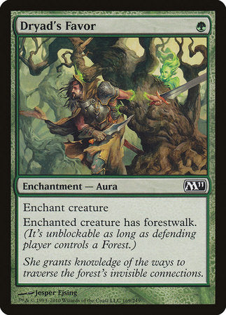 Dryad's Favor [Magic 2011] | North Game Den