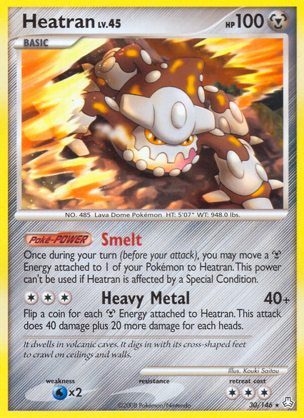 Heatran (30/146) [Diamond & Pearl: Legends Awakened] | North Game Den
