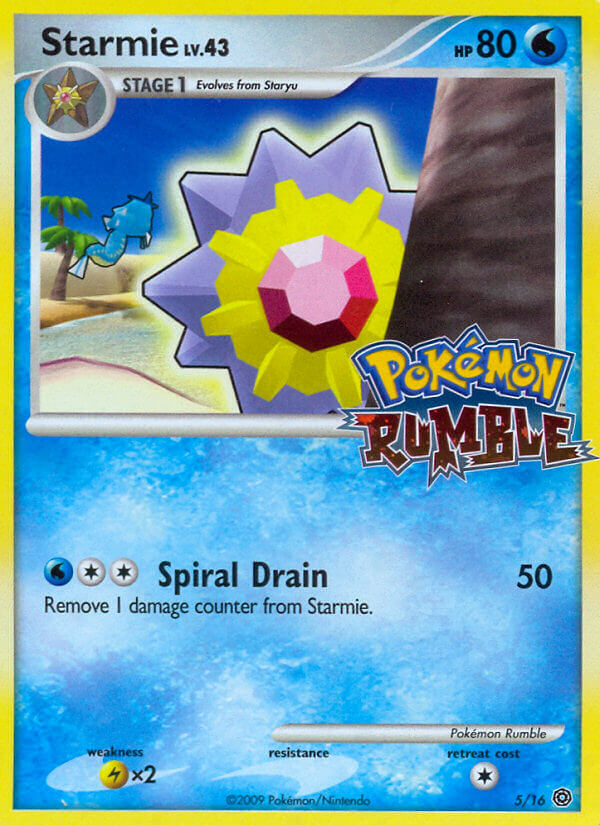Starmie (5/16) [Pokémon Rumble] | North Game Den