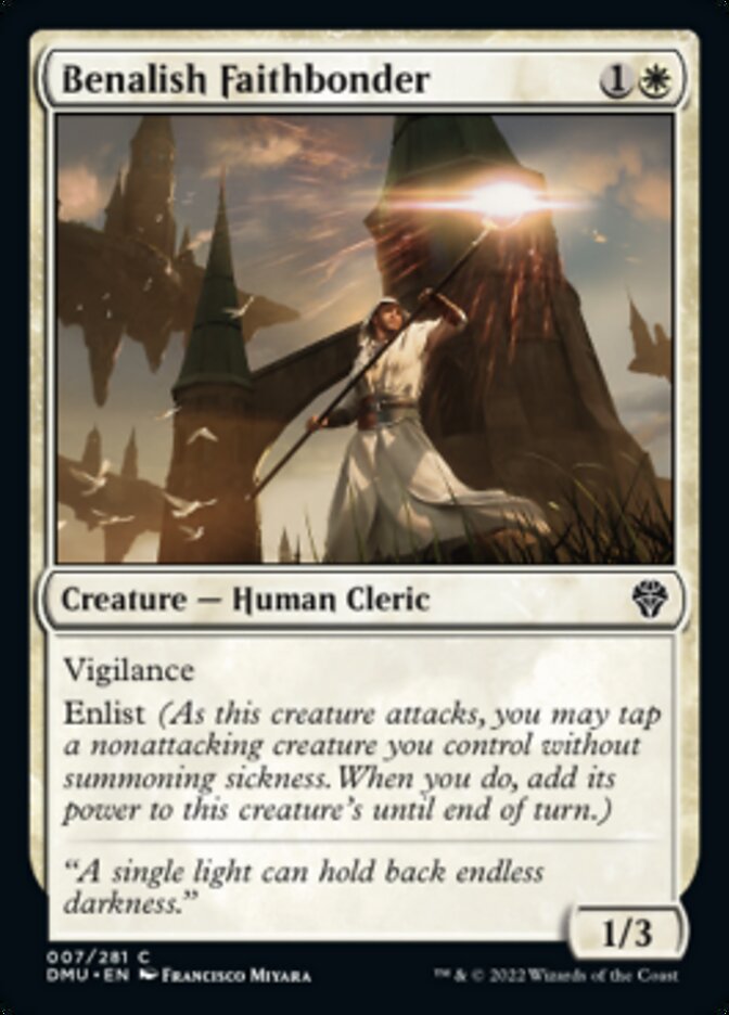 Benalish Faithbonder [Dominaria United] | North Game Den