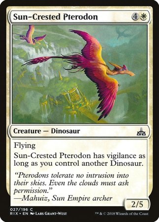 Sun-Crested Pterodon [Rivals of Ixalan] | North Game Den