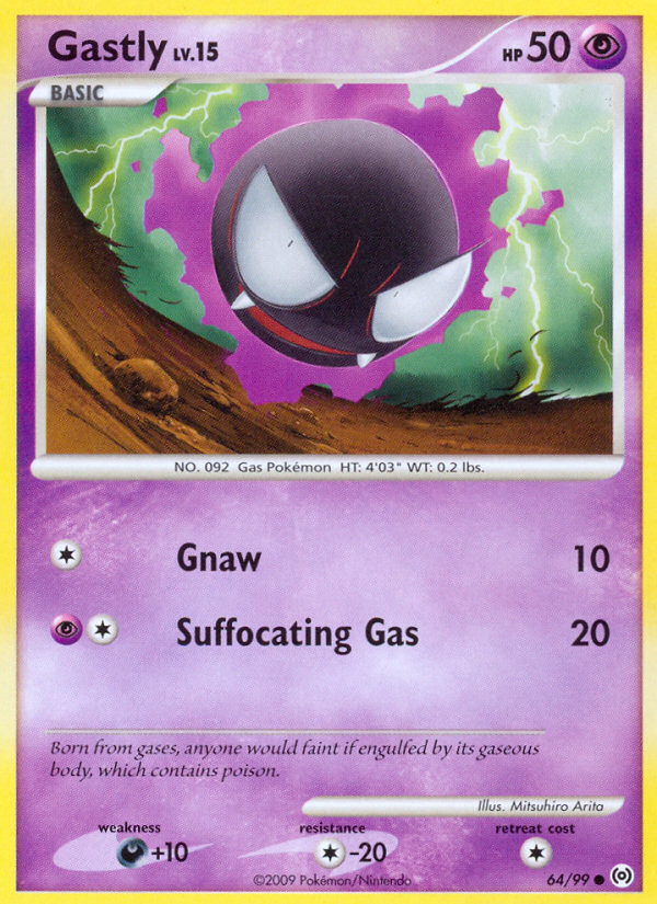 Gastly (64/99) [Platinum: Arceus] | North Game Den