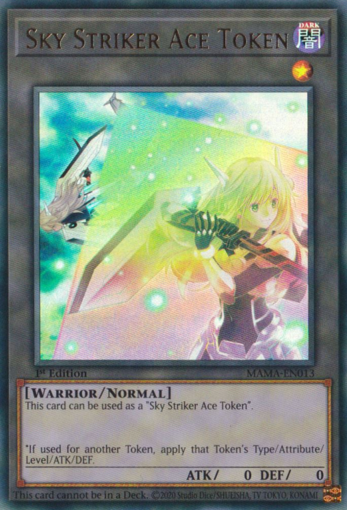 Token: Sky Striker Ace [MAMA-EN013] Ultra Rare | North Game Den