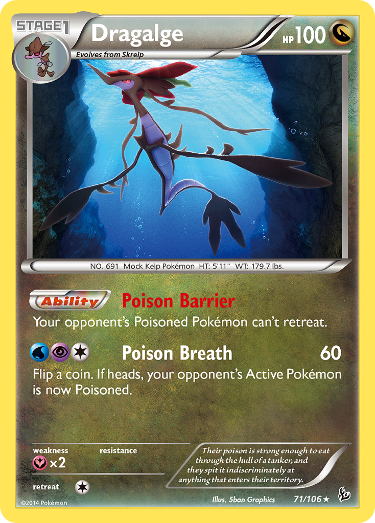 Dragalge (71/106) [XY: Flashfire] | North Game Den