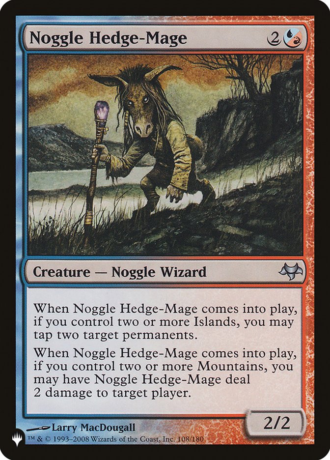 Noggle Hedge-Mage [The List] | North Game Den