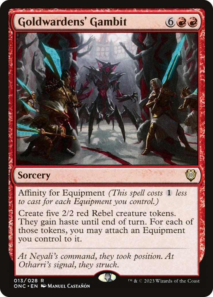 Goldwardens' Gambit [Phyrexia: All Will Be One Commander] | North Game Den
