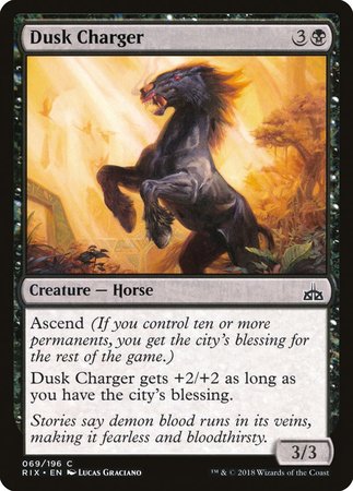 Dusk Charger [Rivals of Ixalan] | North Game Den