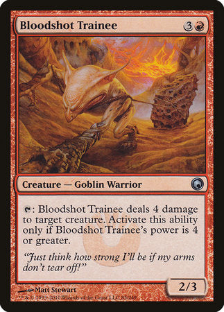 Bloodshot Trainee [Scars of Mirrodin] | North Game Den