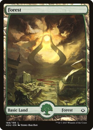 Forest (189) - Full Art [Hour of Devastation] | North Game Den