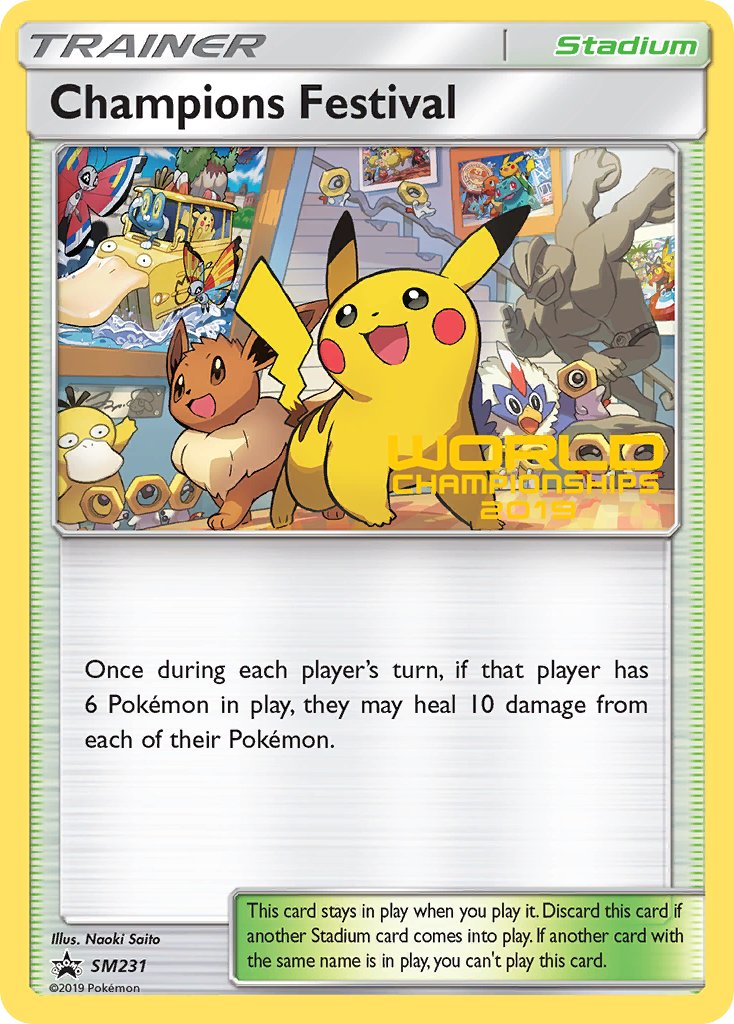 Champions Festival (SM231) (Top Thirty Two 2019) [Sun & Moon: Black Star Promos] | North Game Den