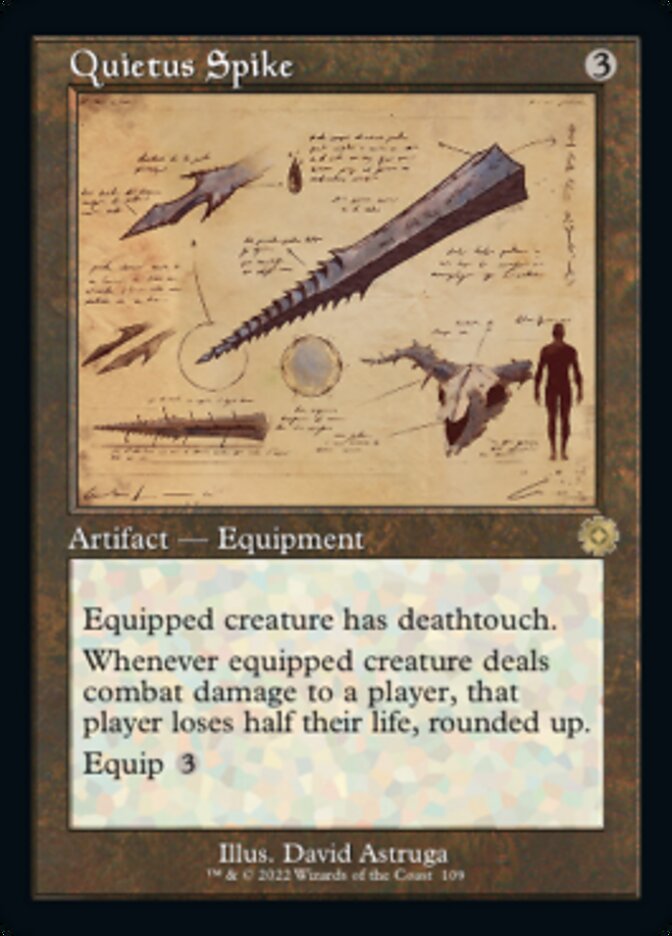 Quietus Spike (Retro Schematic) [The Brothers' War Retro Artifacts] | North Game Den