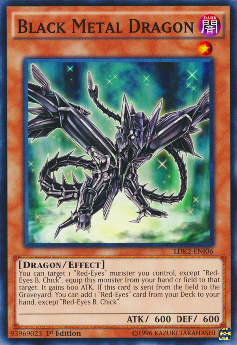 Black Metal Dragon [LDK2-ENJ06] Common | North Game Den