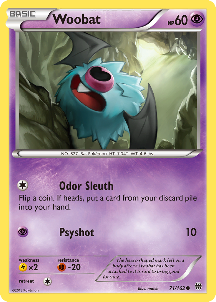 Woobat (71/162) [XY: BREAKthrough] | North Game Den