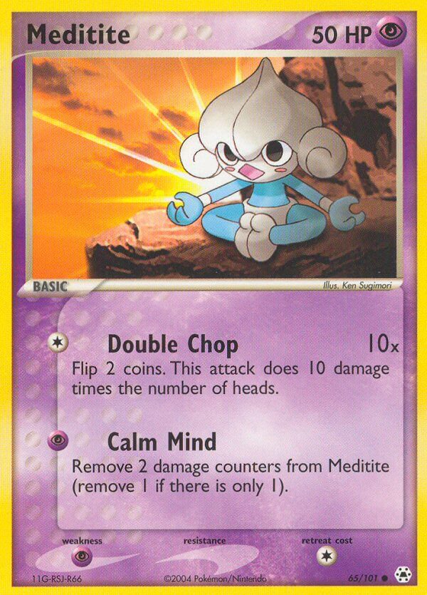 Meditite (65/101) [EX: Battle Stadium] | North Game Den