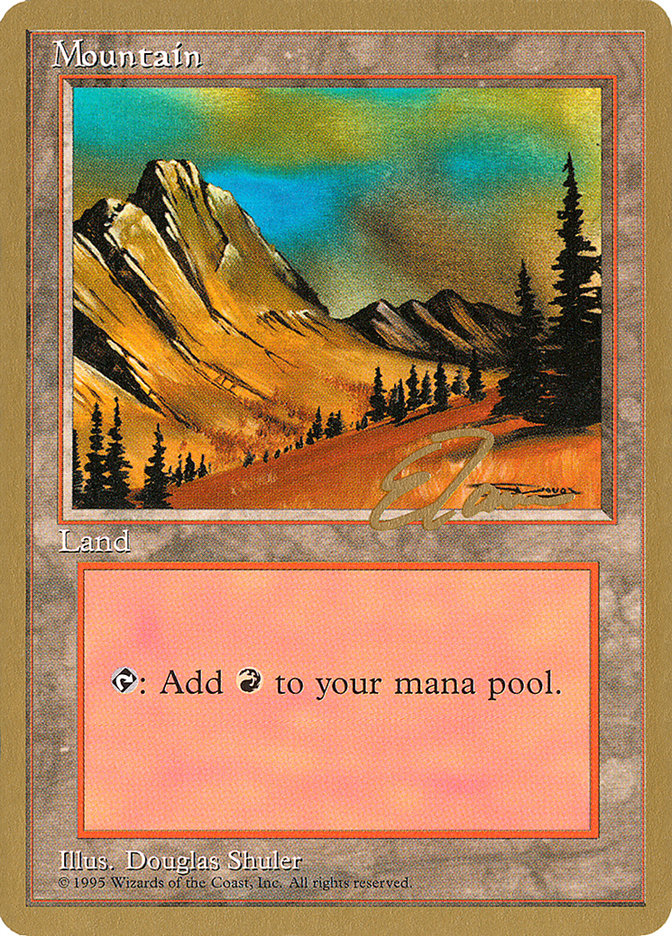 Mountain (et375) (Eric Tam) [Pro Tour Collector Set] | North Game Den