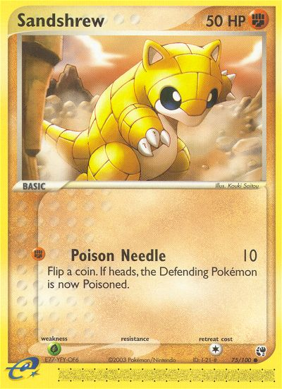 Sandshrew (75/100) [EX: Sandstorm] | North Game Den