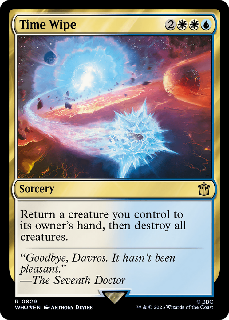 Time Wipe (Surge Foil) [Doctor Who] | North Game Den